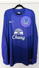 Rare unreleased Everton 2012-13 Goalkeeper football shirt - large