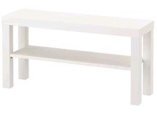 New IKEA LACK TV Bench Table Stand Plasma LCD LED Bed Sitting Room White 90x26cm