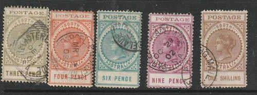 Stamps south aust 1902 - stamps,