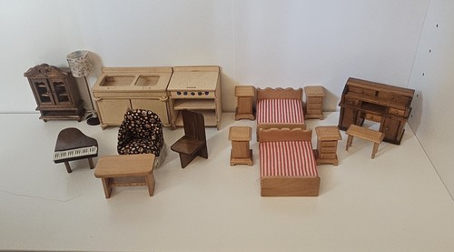Vintage dollhouse furniture - vintage,