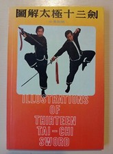 Illustrations of Thirteen Tai-chi Sword, Li Zhen, 1981 PB Book VGC
