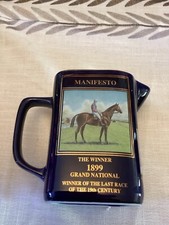 Martell Grand National Water Jug 1899 MANIFESTO,1999 BOBBYJO