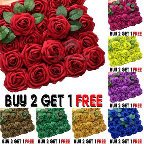 6cm foam flowers - flowers, rose