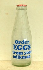 milk bottle : lovely old Horrells of Peterborough : dairy pint