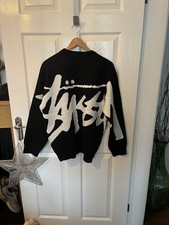 Stüssy Black Wool Logo