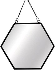 Jet Black Hexagon Hanging Wall