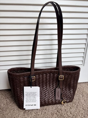 Nwt coach woven leather - coach,