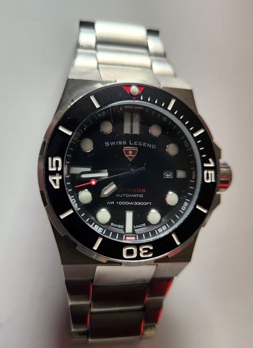 Black dial swiss legend - dial,