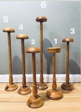 Judge Wig Hat Milliner Wooden