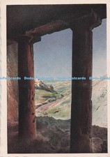 D275201 Durchblick aus einem Felsengrab auf das Dorf Siloa Paul Hommel