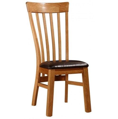 Solid oak dining chair 2 - oak, x