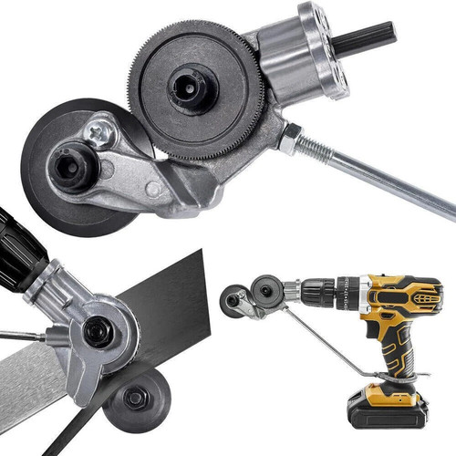 Electric drill shears plate - shears,