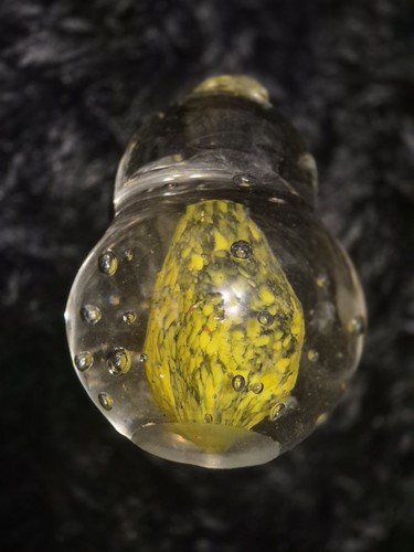 Vintage heavy glass - heavy,