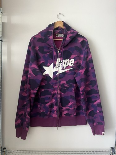 Authentic bape purple camo - bape,