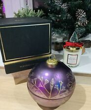 New! EDG Huge 600g Christmas Bauble 4 Wick Highly Out Scented Candle In Gift Box