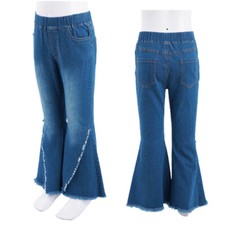 UK Girl's Distressed Flared