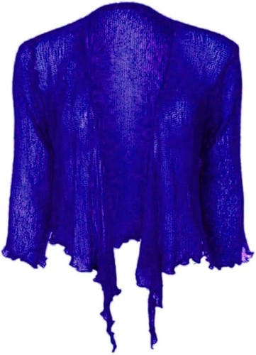 Womens tie open front shrug - up,