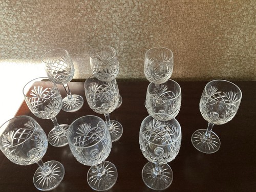 Ten hand cut - lead, crystal