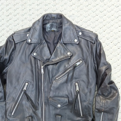Vtg gino leathers motorcycle - gino,