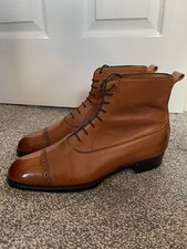 Gaziano Girling Canterbury balmoral boots in vintage chestnut 