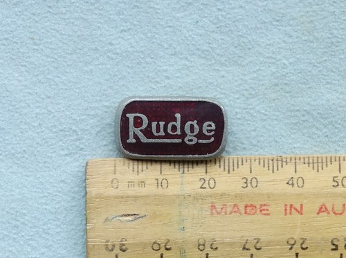 Rudge enamel - rudge,