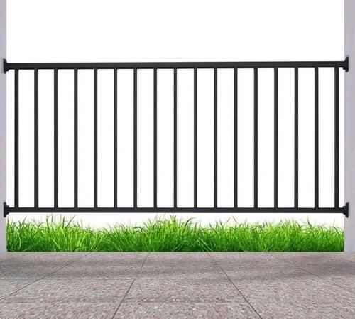 Fence rail metal guard - fence,