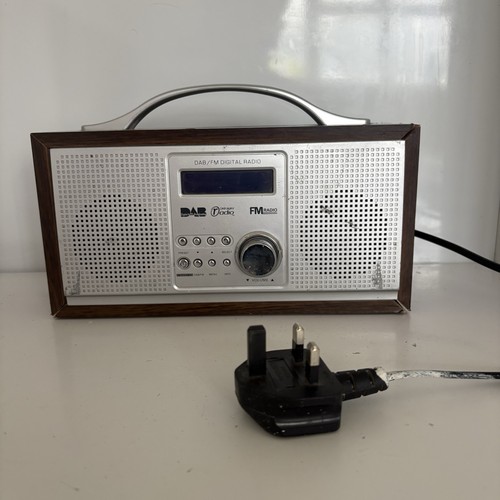 Red wooden retro dab - wooden, fm