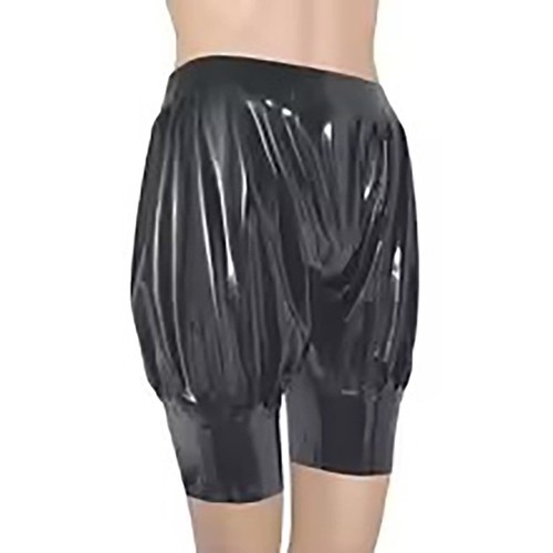 Loose fit latex shorts pleated - fit,