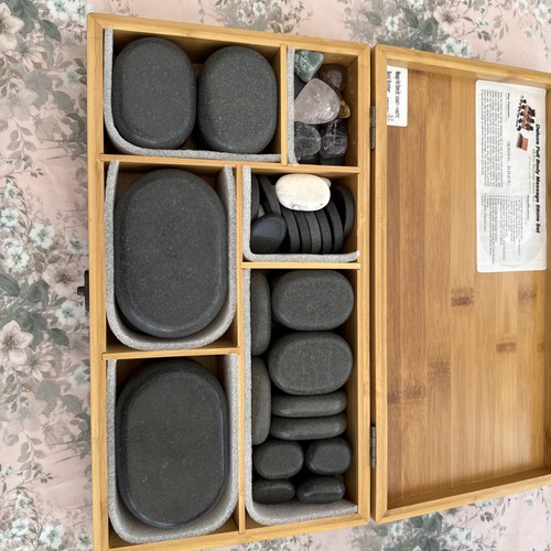 Hot stone massage kit - hot,
