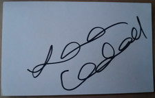 ORIGINAL AUTOGRAPH LAURA