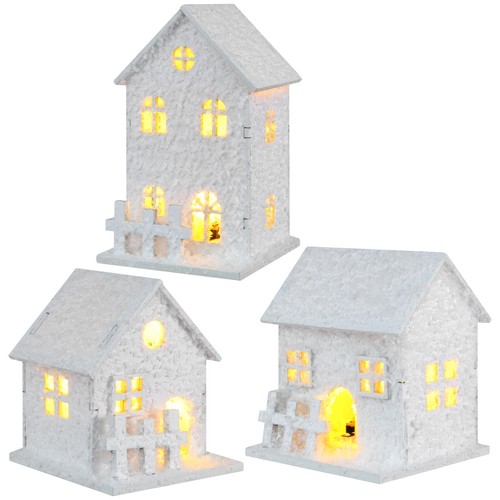 3pcs lighted christmas - lighted,