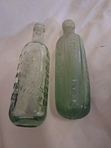 Antique water bottles - 2, x