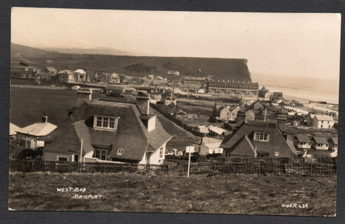 Postcard west bay bridport - nr,
