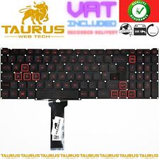 Acer Nitro 5 AN515-54 Black With Red Backlit Gaming Laptop Keyboard UK FREE P&P