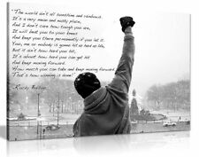 Rocky Canvas Print Hope Quote