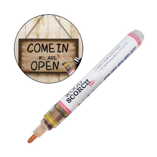 Wood burning pen scorch - wood,