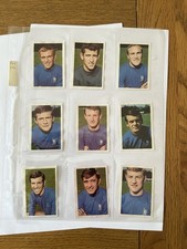 9 CHELSEA FKS Stickers 1967/8.