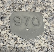 Classic Mini 970 Engine Badge Austin Morris Rover Cooper S Tag Metal