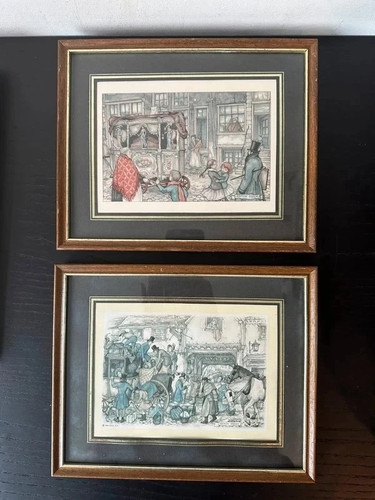 Vintage anton pieck framed - vintage,
