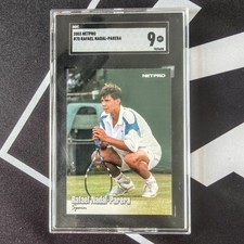 SGC 9 2003 NetPro Rafael Nadal Rookie Card Tennis