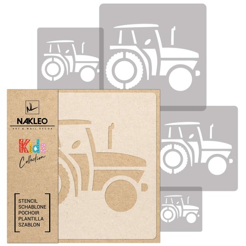 Kids reusable plastic stencils - kids,
