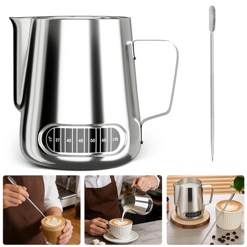 Coffee milk frothing - milk, jug