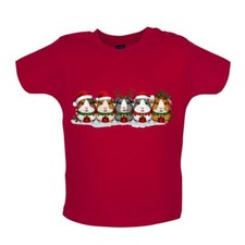 Christmas Guinea Pigs - Baby T-Shirt / Babygrow - Guineas Pig Love Cute Xmas Pet