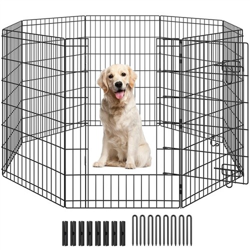 Metal puppy playpen - puppy,