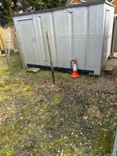 toilet block container