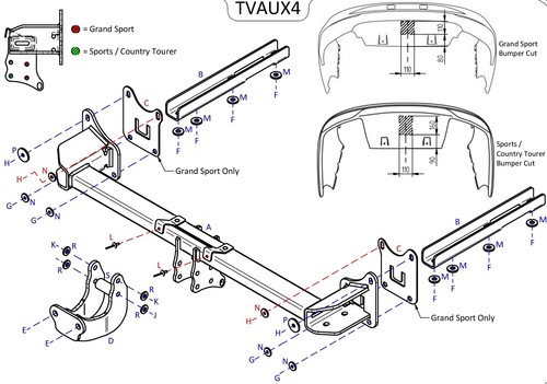 Towtrust fixed flange - towtrust, towbar