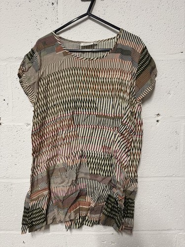 Ladies geometric print zip - ladies,