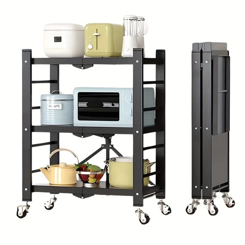 Tier black foldable - foldable, storage