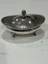 800 Silver Covered Sauce Dish