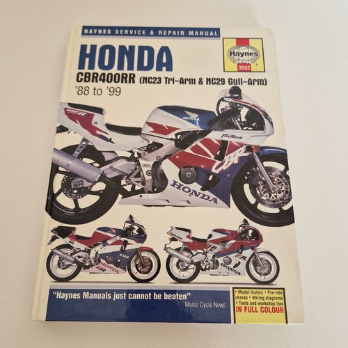 Haynes honda cbr400rr nc24 - cbr400rr, tri